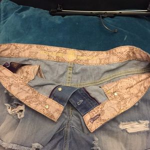 COPY - Rich & Skinny distressed jean shorts